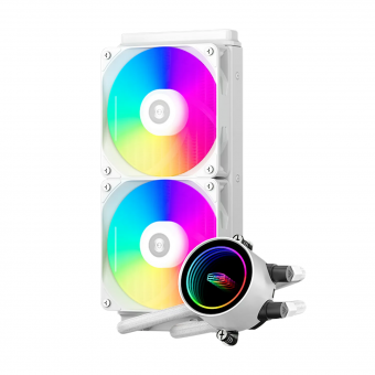 Водяное охлаждение PCCooler DA240 ARGB WH