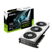 Видеокарта Gigabyte GeForce RTX 4060 Ti Eagle OC Ice 8G (GV-N406TEAGLEOC ICE-8GD)
