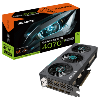 Видеокарта Gigabyte GeForce RTX 4070 Ti Super Eagle OC 16G (GV-N407TSEAGLE OC-16GD)