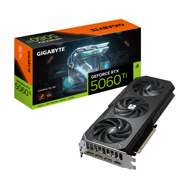 Видеокарта Gigabyte GeForce RTX 5060 Ti Gaming OC 8GB (GV-N506TGAMING OC-8GD)
