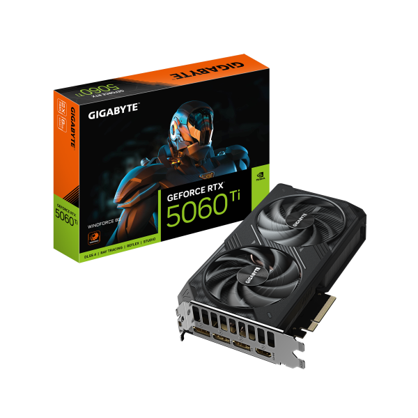 Видеокарта Gigabyte GeForce RTX 5060 Ti WindForce 8GB (GV-N506TWF2-8GD)