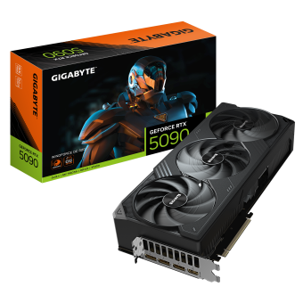 Видеокарта Gigabyte GeForce RTX 5090 Windforce OC 32GB (GV-N5090WF3OC-32GD)
