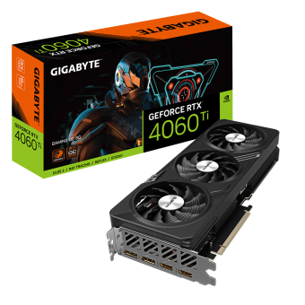 Видеокарта Gigabyte GeForce RTX 4060 Ti Gaming OC 8G (GV-N406TGAMING OC-8GD)