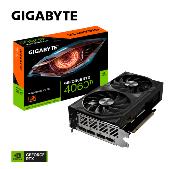 Видеокарта Gigabyte GeForce RTX 4060 Ti WindForce V2 8G (GV-N406TWF2V2-8GD)