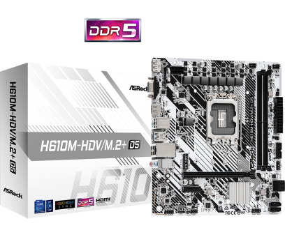 Материнская плата ASRock H610M-HDV/M.2+D5