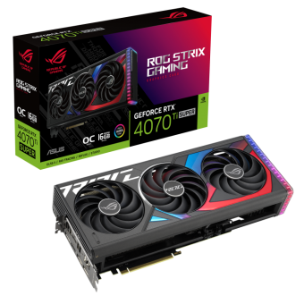 Видеокарта Asus GeForce ROG Strix RTX 4070 Ti Super OC 16GB (ROG-STRIX-RTX4070TIS-O16G-GAMING)