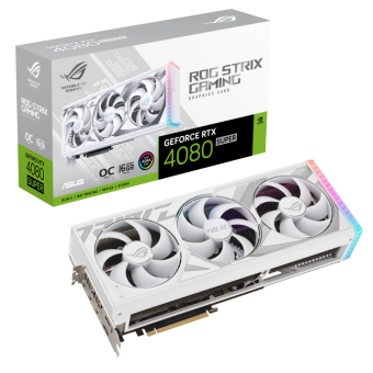 Видеокарта Asus GeForce ROG STRIX RTX 4080 Super OC 16GB (ROG-STRIX-RTX4080S-O16G-WHITE)