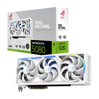 Видеокарта Asus GeForce RTX 5080 ROG Astral 16G (ROG-ASTRAL-RTX5080-O16G-WHITE)