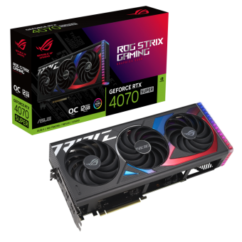 Видеокарта Asus GeForce ROG Strix RTX 4070 Super OC 12GB (ROG-STRIX-RTX4070S-O12G-GAMING)