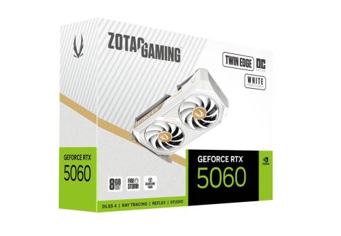 Видеокарта Zotac GeForce RTX 5060 Twin Edge OC White 8GB (ZT-B50600Q-10M)