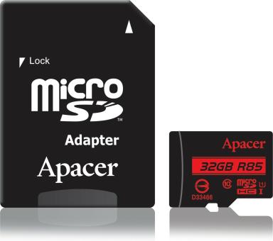 Карта памяти microSDHC 32 Gb Apacer AP32GMCSH10U5-R