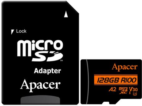 Карта памяти microSDXC 128 Gb Apacer AP128GMCSX10U8-R