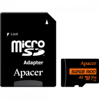 Карта памяти microSDXC 512 Gb Apacer AP512GMCSX10U8-R