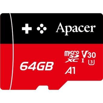 Карта памяти microSDXC 64 Gb Apacer AP64GMCSX10U7-RAGC