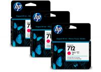Картридж HP 712 DesignJet 3-Pack Magenta (3ED78A)