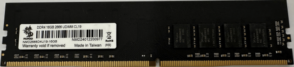 Оперативная память Nomad 16 Gb DDR4 2666MHz NMD2666D4U19-16GB
