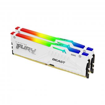 Оперативная память 32 Gb (2x16Gb) DDR5 5200MHz Kingston Fury Beast RGB KF552C36BWEAK2-32