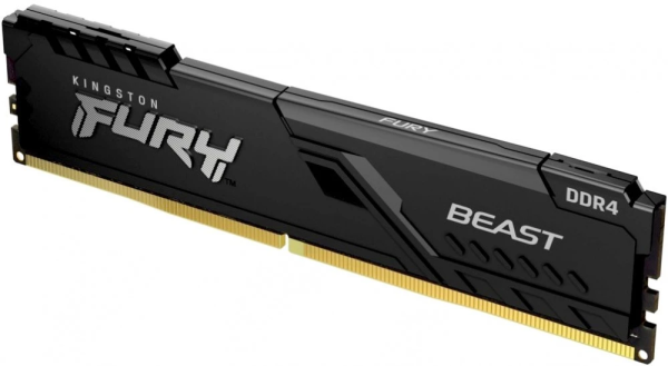 Оперативная память 16Gb DDR4 3600MHz Kingston Fury Beast Black KF436C18BB/16