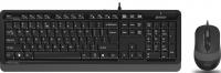 Клавиатура и мышь A4tech Fstyler F1010-Gray