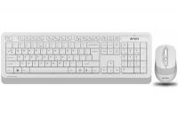 Клавиатура и мышь Wireless A4tech Fstyler FG1010S-White