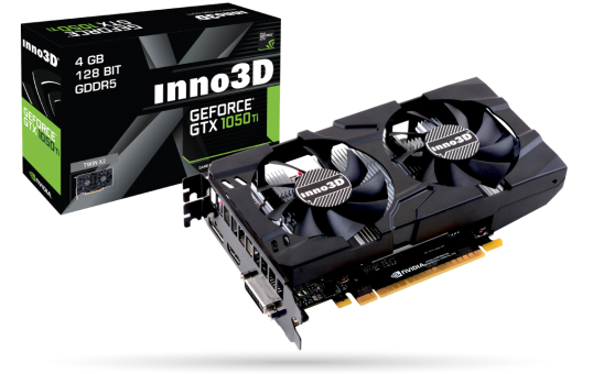 Видеокарта Inno3D GeForce GTX1050 Ti 4GB (N105T-1DDV-M5CM)