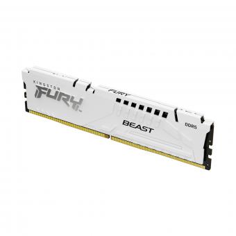 Оперативная память 16 Gb DDR5 5200MHz Kingston Fury Beast White XMP EXPO KF552C40BW-16