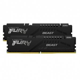 Оперативная память 16 Gb (2x8Gb) DDR5 5200 MHz Kingston FURY Beast KF552C40BBK2-16