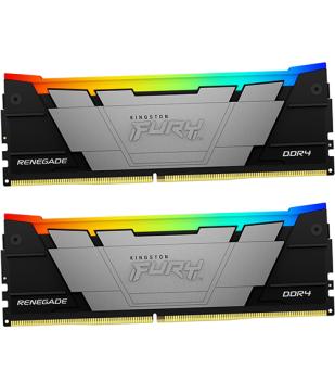 Оперативная память 16 Gb (2x8Gb) DDR4 3200MHz Kingston Renegade RGB KF432C16RB2AK2/16