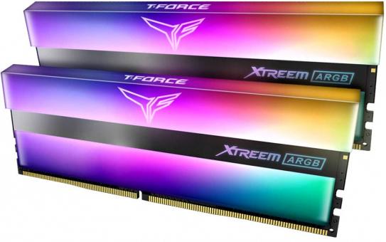 Оперативная память 16 Gb (2x8Gb) DDR4 3600MHz Team Group Xtreem ARGB TF10D416G3600HC18JDC01