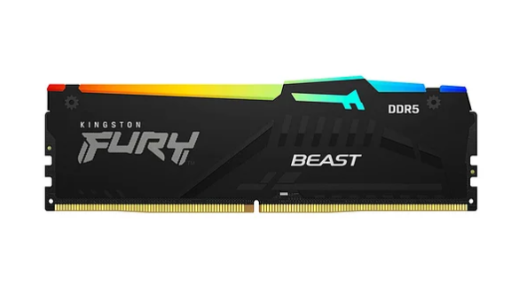 Оперативная память 16 Gb DDR5 5200MHz Kingston Fury Beast Black RGB KF552C36BBEA-16