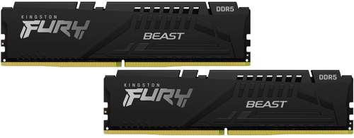 Оперативная память 32 Gb (2x16Gb) DDR5 5200MHz Kingston FURY Beast KF552C40BBK2-32