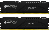 Оперативная память 32 Gb (2x16Gb) DDR5 6000MHz Kingston Fury Beast Black KF560C30BBK2-32