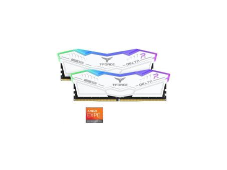 Оперативная память 32 Gb (2x16Gb) DDR5 6000MHz Team Group Delta RGB White FF4D532G6000HC38JDC01