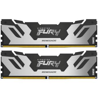 Оперативная память 32 Gb (2x16Gb) DDR5 6400MHz Kingston Fury Renegade Silver XMP KF564C32RSK2-32