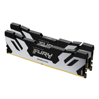Оперативная память 32 Gb (2x16Gb) DDR5 7600MHz Kingston Fury Renegade Silver XMP KF576C38RSK2-32