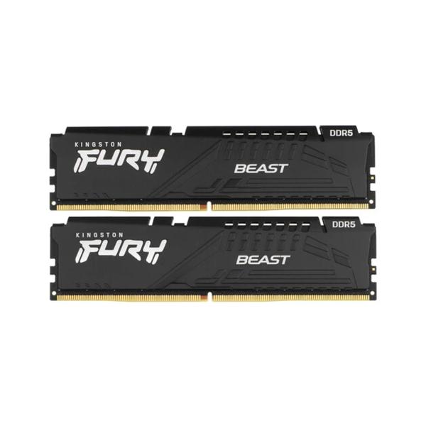 Оперативная память 64 Gb (2x32Gb) DDR5 6000MHz Kingston Fury Beast KF560C36BBEK2-64