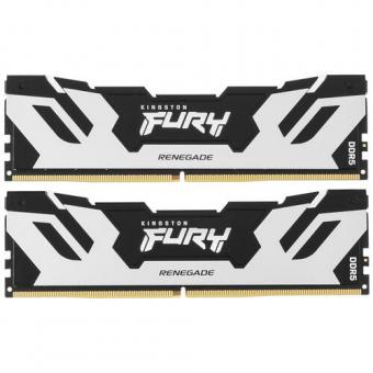 Оперативная память 96 Gb (2x48Gb) DDR5 6000MHz Kingston Fury Renegade Silver KF560C32RSK2-96