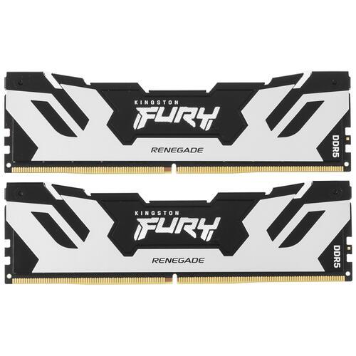 Оперативная память 96 Gb (2x48Gb) DDR5 6000MHz Kingston Fury Renegade Silver KF560C32RSK2-96