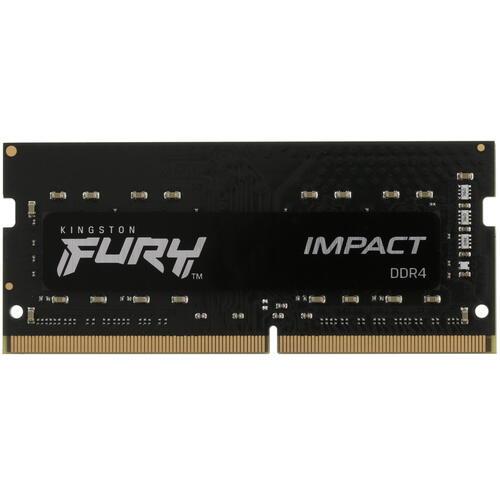Оперативная память для ноутбука 16 Gb DDR4 3200MHz Kingston Fury Impact KF432S20IB/16