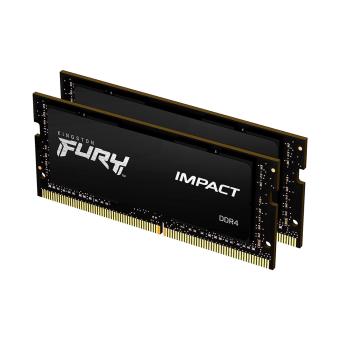 Оперативная память для ноутбука 32 Gb (2x16Gb) DDR4 3200MHz Kingston Fury Impact KF432S20IBK2/32