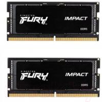 Оперативная память для ноутбука 32 Gb (2x16Gb) DDR5 6400MHz Kingston Fury Impact KF564S38IBK2-32