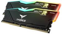 Оперативная память Team Group Delta RGB Black  32Gb (16Gbx2) DDR4 3600MHz (TF3D432G3600HC18JDC01)