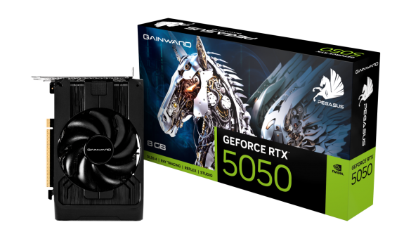 Видеокарта Gainward GeForce RTX 5050 Pegasus 8Gb Видеокарта Gainward GeForce RTX 5050 Pegasus 8Gb
