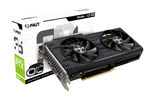 Видеокарта Palit GeForce RTX 3060 Dual OC 12G (NE63060T19K9-190AD)