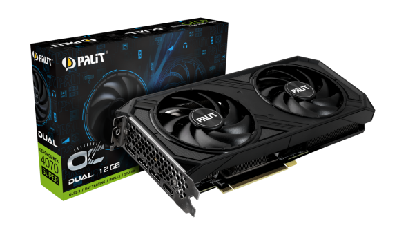 Видеокарта Palit GeForce RTX 4070 Super Dual OC 12G (NED407SS19K9-1043D)