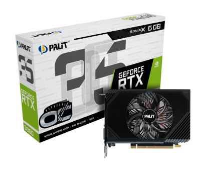 Видеокарта Palit GeForce RTX 3050 StormX OC V1 6G (NE63050S18JE-1072F)