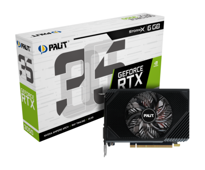 Видеокарта Palit GeForce RTX 3050 StormX V1 6G (NE63050018JE-1072F)