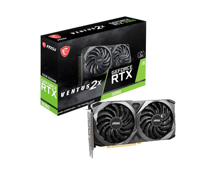 Видеокарта MSI GeForce RTX 3060 Ventus 2X 12G (RTX 3060 Ventus 2X 12G)