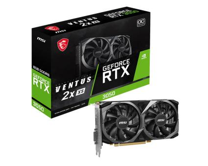Видеокарта MSI GeForce RTX 3050 Ventus 2X OC 8G (RTX 3050 Ventus 2X XS 8G OC)