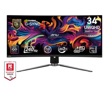 Монитор 34" MSI MPG 341CQPX QD-OLED